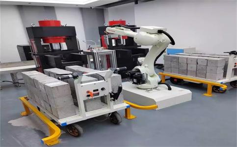 機器人全自動混凝土壓力試驗機智能檢測系統